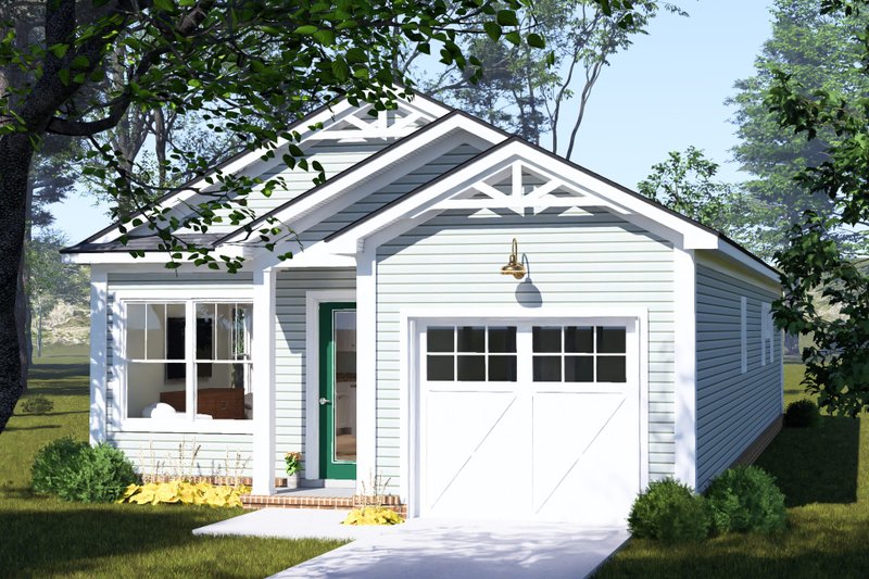Home Plan - Exterior - Other Elevation 2 for Cottage House Plan #513-2474 - 3 bed, 2 bath