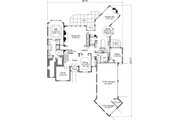 Tudor Style House Plan - 4 Beds 4.5 Baths 6088 Sq/Ft Plan #57-575 