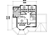 Victorian Style House Plan - 3 Beds 1 Baths 1534 Sq/Ft Plan #25-4768 