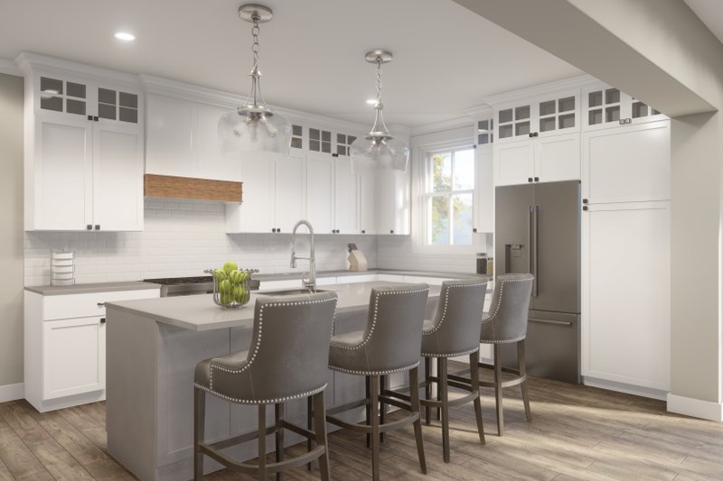 House Plan Design - Interior - Kitchen for Traditional House Plan #51-1243 - 3 bed, 2 bath