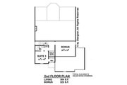 Traditional Style House Plan - 3 Beds 3 Baths 2196 Sq/Ft Plan #20-2266 