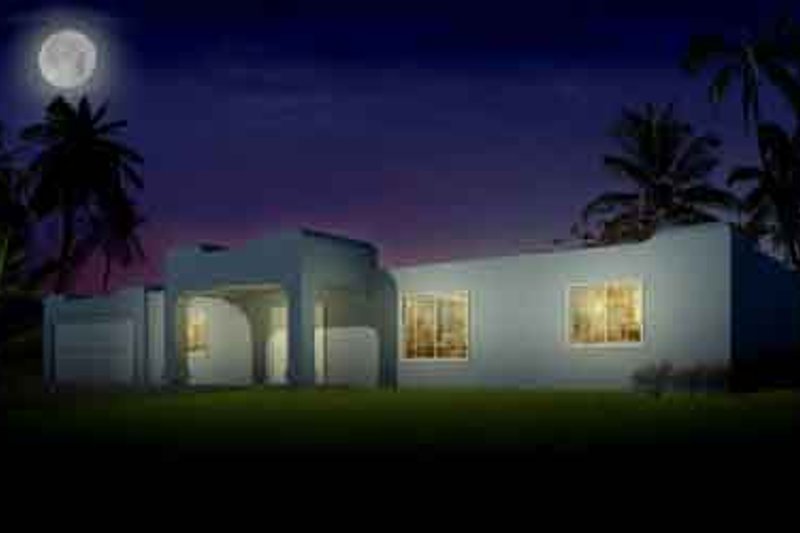 Adobe / Southwestern Style House Plan - 3 Beds 2 Baths 1566 Sq/Ft Plan #1-1291