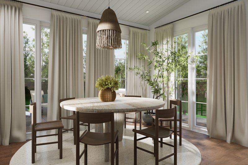 House Blueprint - Interior - Dining Room for Farmhouse House Plan #23-2827 - 6 bed, 2.5 bath
