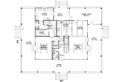 Country Style House Plan - 3 Beds 2.5 Baths 2373 Sq/Ft Plan #81-262 