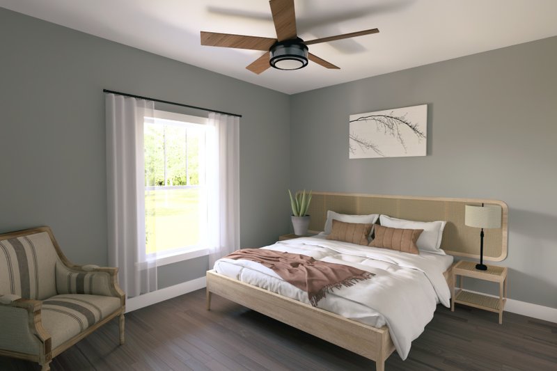 Home Plan - Interior - Bedroom 1 for Barndominium House Plan #44-294 - 4 bed, 3 bath