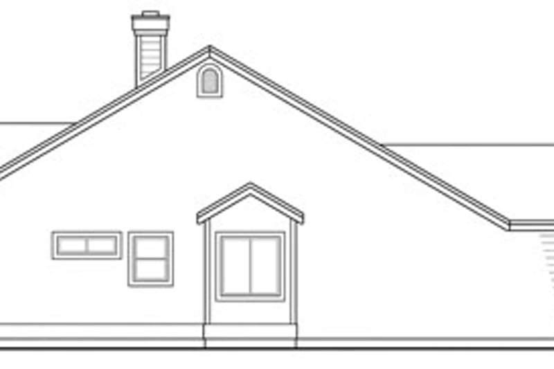 Home Plan - Exterior - Other Elevation 1 for Ranch House Plan #124-312 - 3 bed, 2 bath