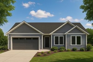 House Blueprint - Traditional Exterior - Front Elevation Plan #943-58