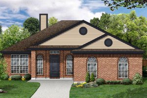 Traditional Exterior - Front Elevation Plan #84-328