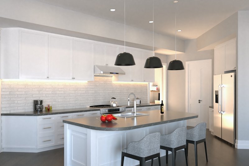 Home Plan - Interior - Kitchen for European House Plan #54-423 - 4 bed, 4.5 bath