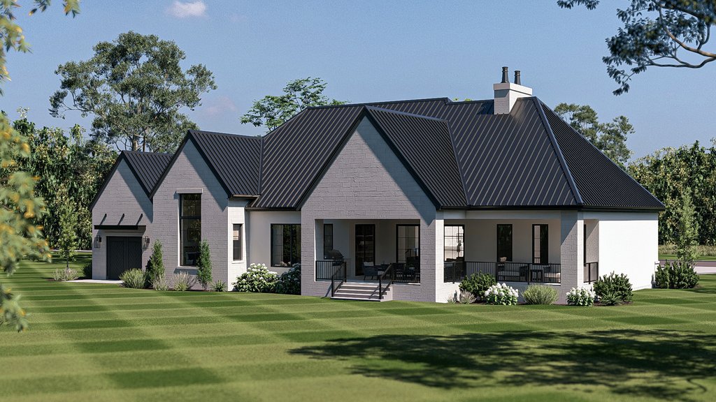 Exterior - Other Elevation 5 for Contemporary House Plan #455-798 - 3 bed, 2.5 bath