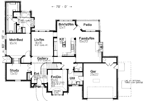 European Floor Plan - Main Floor Plan #310-111