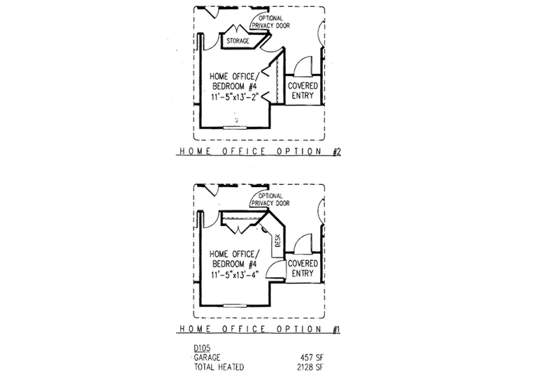 House Plan Design - Floor Plan - Other Floor for Traditional House Plan #11-111 - 4 bed, 2 bath