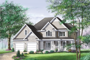 Farmhouse Style House Plan - 3 Beds 2.5 Baths 2462 Sq/Ft Plan #25-2195 