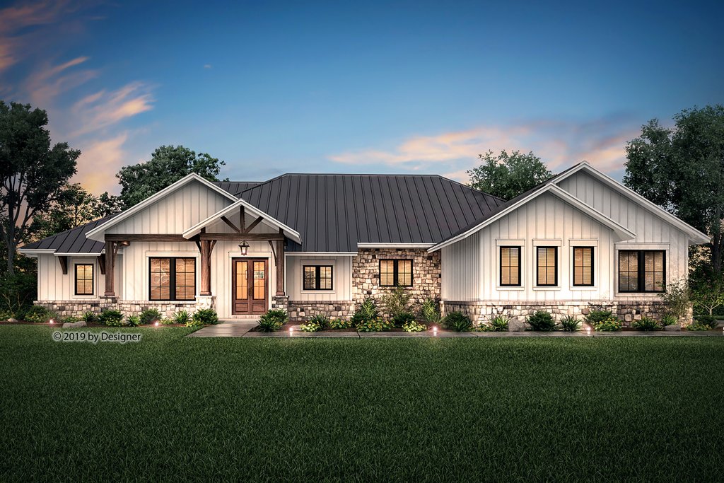 Ranch Style House Plans & Designs with Open Floor Plan - Houseplans.com