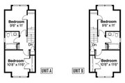 Craftsman Style House Plan - 4 Beds 3 Baths 1770 Sq/Ft Plan #124-812 