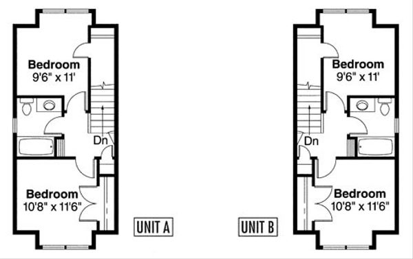 Home Plan - Craftsman Floor Plan - Upper Floor Plan #124-812