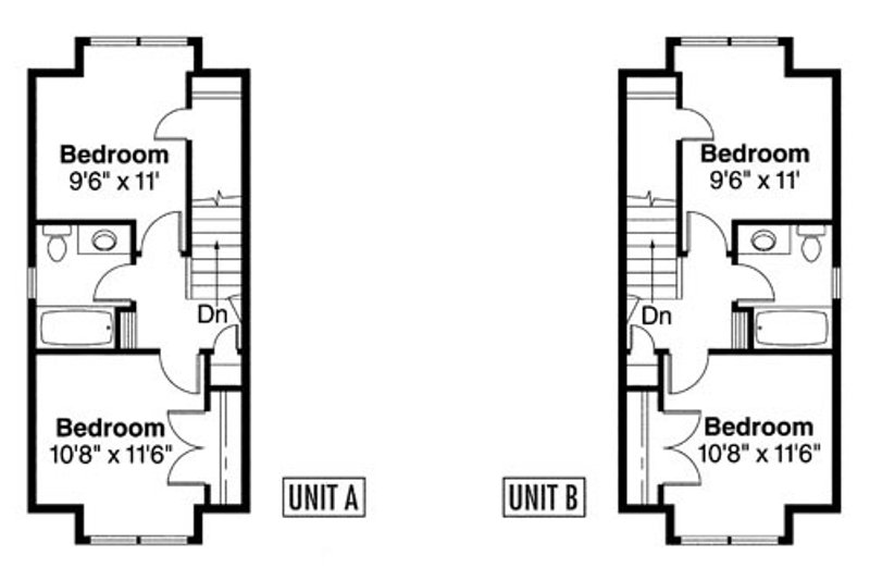 Home Plan - Floor Plan - Upper Floor for Craftsman House Plan #124-812 - 4 bed, 3 bath