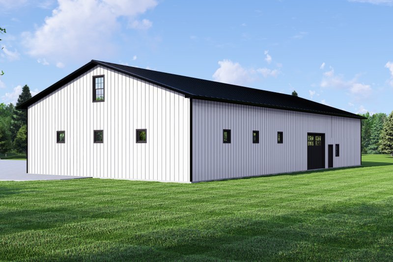 Dream House Plan - Exterior - Other Elevation 1 for Barndominium House Plan #1064-320 - 1 bed, 1.5 bath