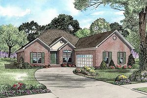 Traditional Exterior - Front Elevation Plan #17-2211
