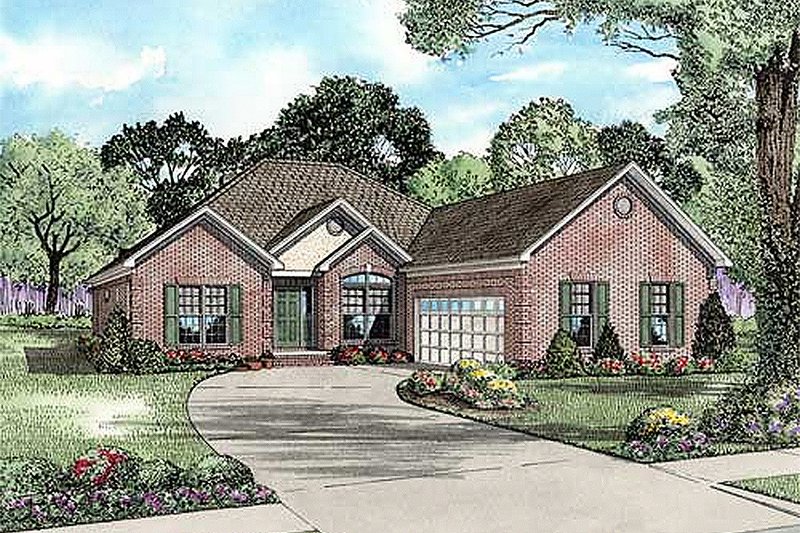 Home Plan - Traditional Exterior - Front Elevation Plan #17-2211