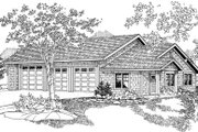 Craftsman Style House Plan - 0 Beds 1 Baths 693 Sq/Ft Plan #124-796 