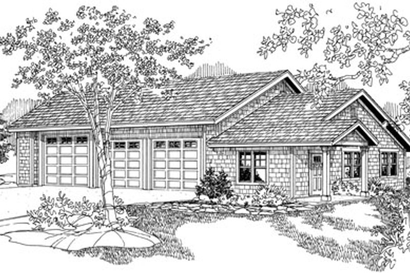 Dream House Plan - Craftsman Exterior - Front Elevation Plan #124-796