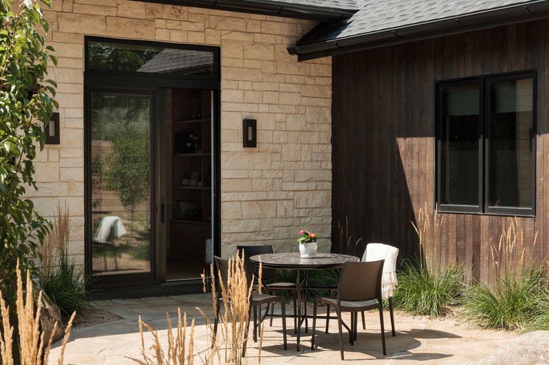 House Blueprint - Exterior - Outdoor Living 2 for Contemporary House Plan #1042-25 - 4 bed, 4 bath