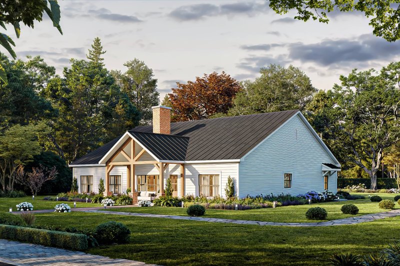 House Design - Exterior - Front Elevation 4 for Farmhouse House Plan #1117-27 - 4 bed, 3.5 bath