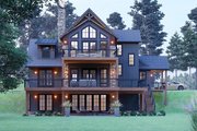 Contemporary Style House Plan - 4 Beds 4 Baths 4003 Sq/Ft Plan #932-1170 