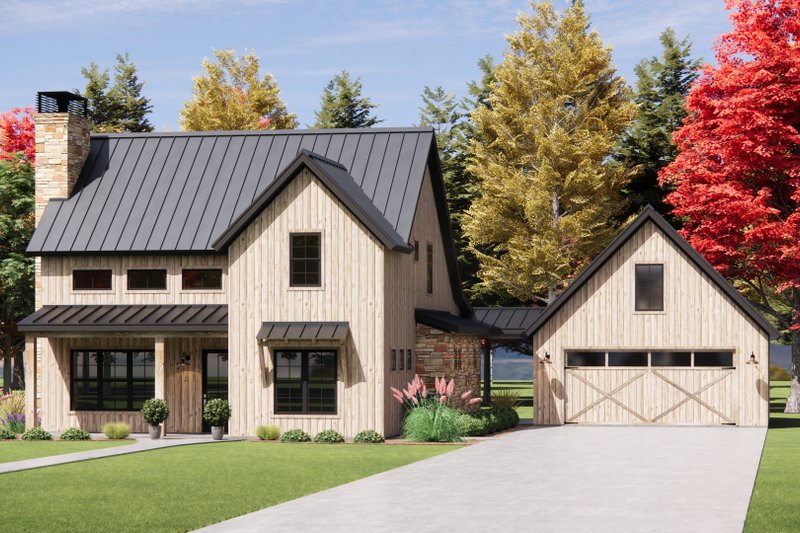 House Plan Design - Exterior - Front Elevation 7 for Farmhouse House Plan #1096-155 - 3 bed, 2.5 bath