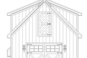 Exterior - Front Elevation 3 for Country House Plan #932-230, 0 bath