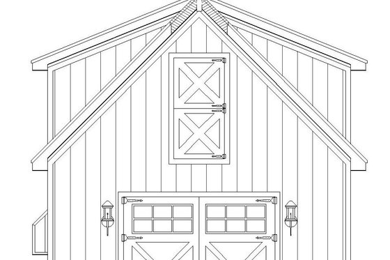 Exterior - Front Elevation 3 for Country House Plan #932-230, 0 bath