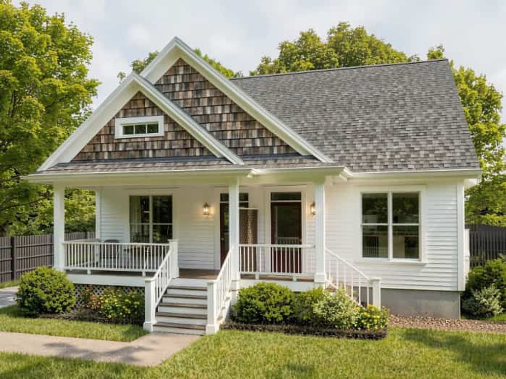 Exterior - Front Elevation for Farmhouse House Plan #79-362 - 3 bed, 2 bath