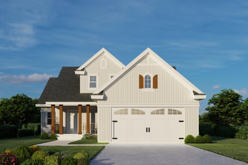 Home Plan - Farmhouse Exterior - Front Elevation Plan #112-248