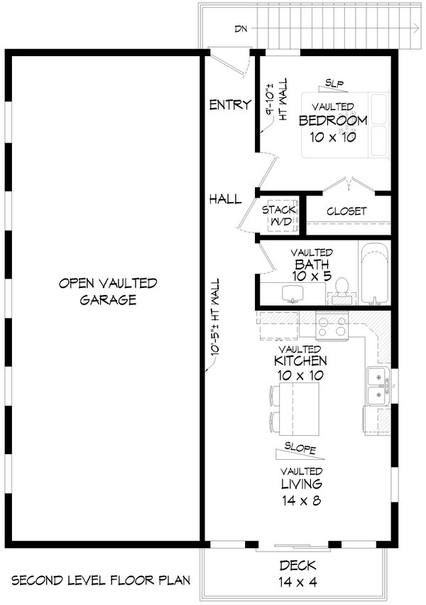 House Blueprint - Farmhouse Floor Plan - Upper Floor Plan #932-1055