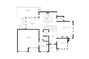 Floor Plan - Main Floor for Farmhouse House Plan #1114-71 - 4 bed, 3.5 bath