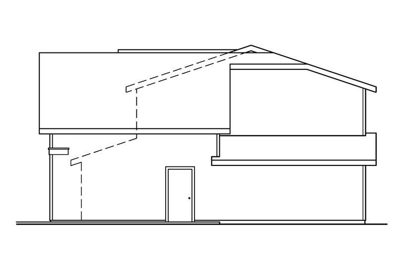 Home Plan - Exterior - Other Elevation 1 for Farmhouse House Plan #124-538 - 4 bed, 2 bath