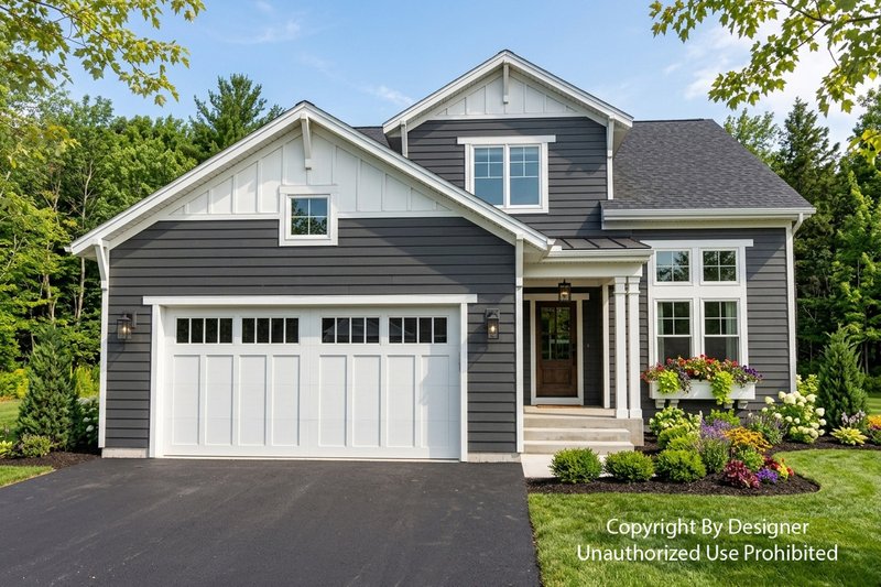 House Plan Design - Exterior - Front Elevation 3 for Farmhouse House Plan #51-1535 - 3 bed, 2.5 bath