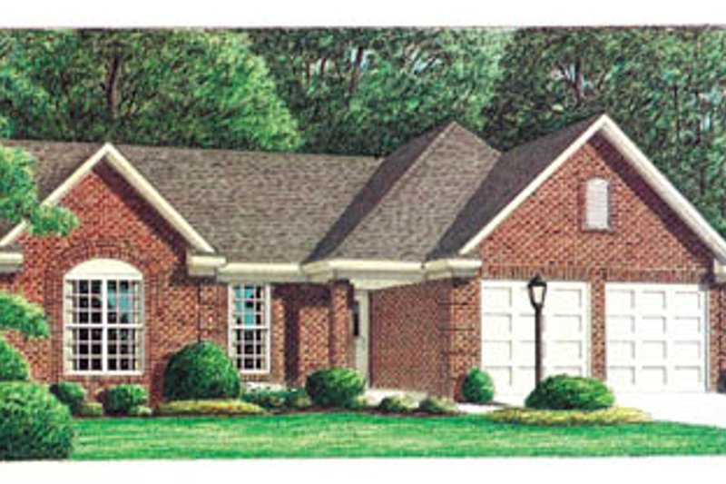 Dream House Plan - Traditional Exterior - Front Elevation Plan #34-124