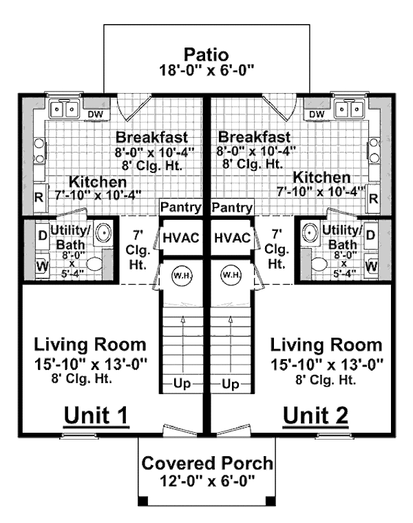Dream House Plan - Traditional Floor Plan - Main Floor Plan #21-296
