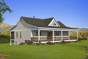 Exterior - Other Elevation for Traditional House Plan #932-415 - 2 bed, 2 bath