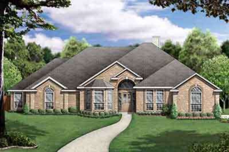 Home Plan - Traditional Exterior - Front Elevation Plan #84-238