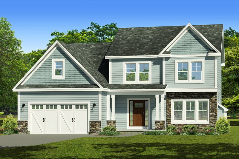Home Plan - Traditional Exterior - Front Elevation Plan #1010-236