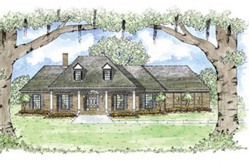 Home Plan - European Exterior - Front Elevation Plan #36-208