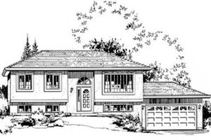 Traditional Exterior - Front Elevation Plan #18-9066