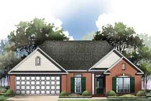 Traditional Exterior - Front Elevation Plan #21-161