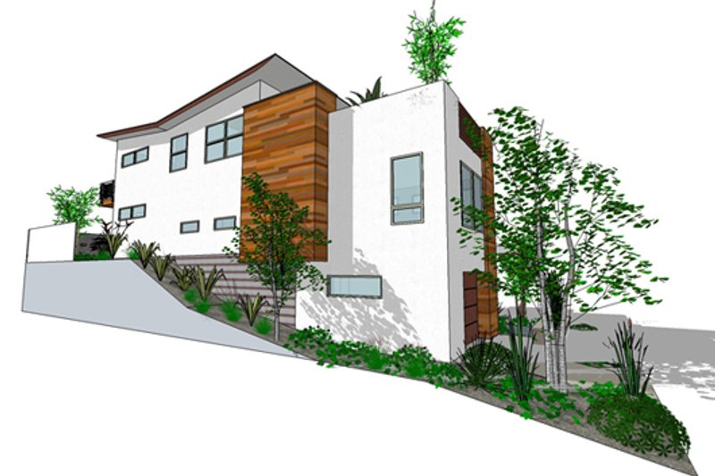 Architectural House Design - Photo for Modern House Plan #484-1 - 3 bed, 3.5 bath