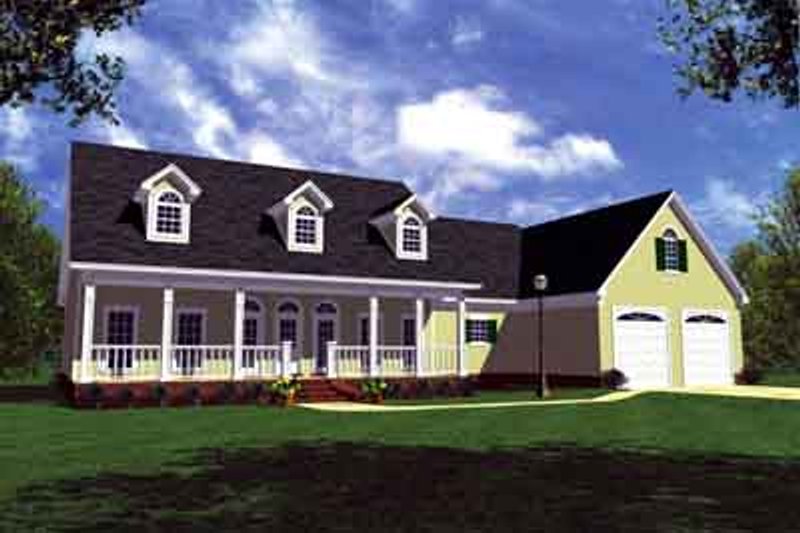 Home Plan - Southern Exterior - Front Elevation Plan #21-177