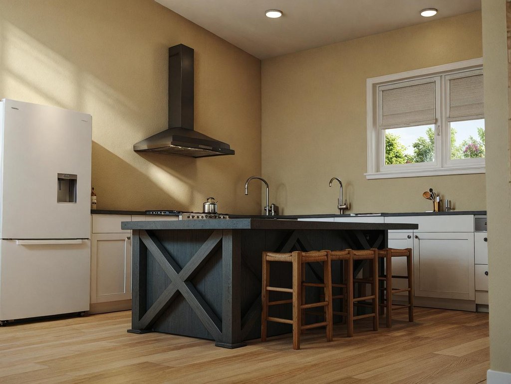 Interior - Kitchen 1 for Barndominium House Plan #1112-22 - 2 bed, 2 bath
