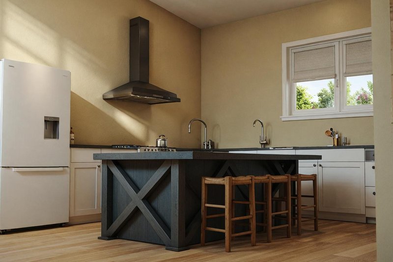 Dream House Plan - Interior - Kitchen 1 for Barndominium House Plan #1112-22 - 2 bed, 2 bath